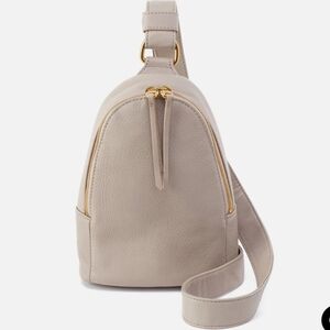 HOBO Fern Leather Sling Bag taupe